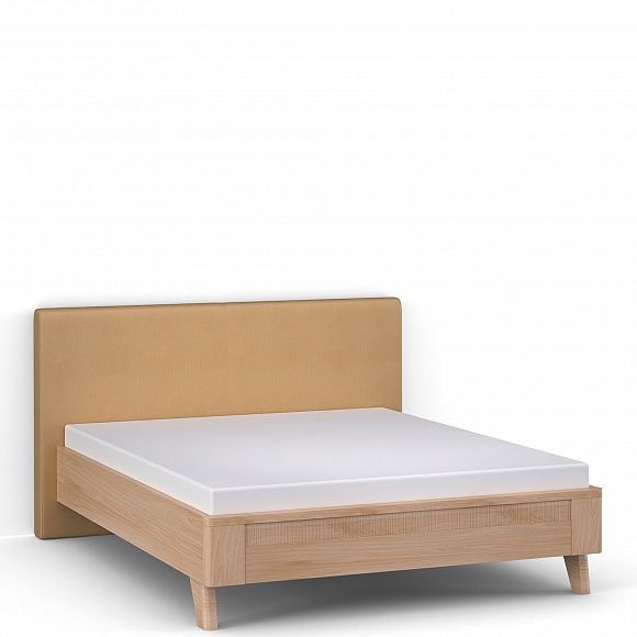 Двуспальная кровать с мягкой спинкой ASTI AS1322.1