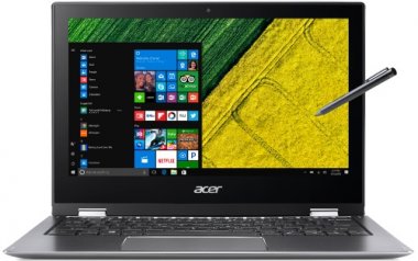 Ноутбук Acer Spin 1 SP111-32N-C1AJ Steel Gray (Intel Celeron N3350 1100Mhz/11.6
