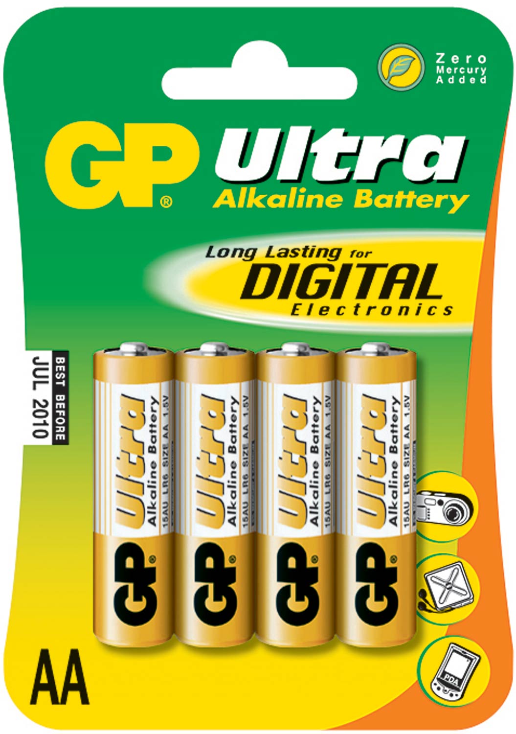 Батарейки GP AA 15AU-U2 AA 2шт Ультра